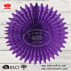 Party Hanging Round Tissue Paper Fans Decoration