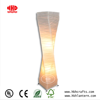 Twist Rice Paper Shades Floor Lamps for Living Room Bed Room Factory Wholesale