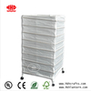 Square Bamboo Structure 4 Legs Papel Table Lamp with Electric Cord