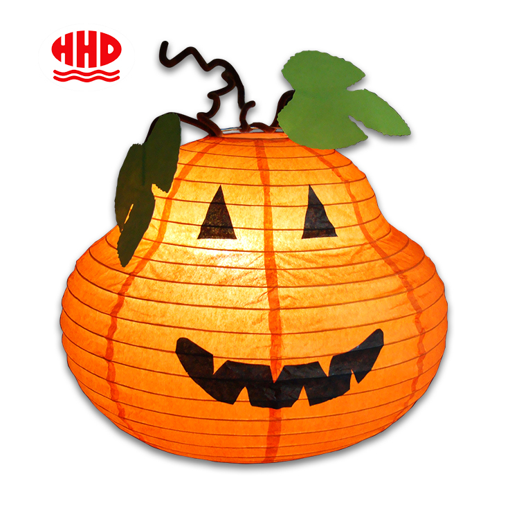 Cute Simple Idea for A Halloween Party Decoration Hanging Centerpiece Pumpkin Paper Lantern
