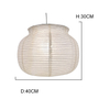 Highly Welcomed Bowl Shape Large Size Round Oval Rice Paper Lap Shades